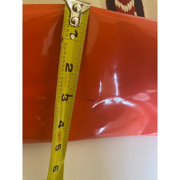 Tory Burch Patent Leather Canvas Tote Bag - Picture 5 of 16